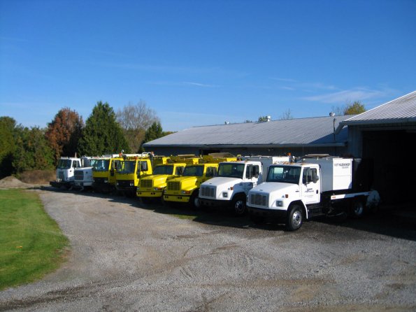 Row of Trucks